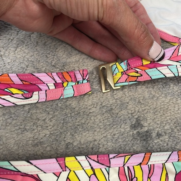 New Kate Spade Underwire Bikini Top and Bottom 2 Piece Swim Anemone Floral L - Picture 11 of 11